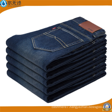High Quality Blue Wash Stretch Denim Jeans for Men